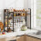 Costway Desk Shelf 4 Tier Desktop Display Rack with Metal Grid Panel 5