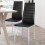 Costway Set of 4 Dining Chairs Seat High Back Armless Accent Dining Side 8