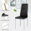 Costway Set of 4 Dining Chairs Seat High Back Armless Accent Dining Side 9