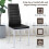 Costway Set of 4 Dining Chairs Seat High Back Armless Accent Dining Side 11