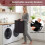 Costway Freestanding Laundry Hamper Laundry Basket Organizer 5