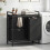 Costway Freestanding Laundry Hamper Laundry Basket Organizer 10