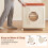 Costway Clothes Storage Box with Lid and Wheels 8