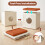 Costway Clothes Storage Box with Lid and Wheels 10