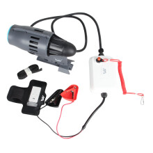 Propulsor subacuático para kayak y SUP, motor eléctrico de 3 velocidades con reversa, azul, para batería externa no incluida