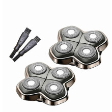 2-pack professionele vervangende scheerkoppen voor Skulls Pitbulls Shaver Gold PRO, Silver PRO, Diamond