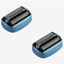 Set van 2 vervangende scheerkoppen met foliecassette, van kunststof en metaal, compatibel met 40B CT2S CT2Cc CT3Cc CT4S CT4Cc CT5Cc CT6Cc