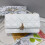 (White) Diamond quilted flap small square bag without box 1