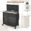 Costway 110L 2 Section Laundry Hamper with Lid 3