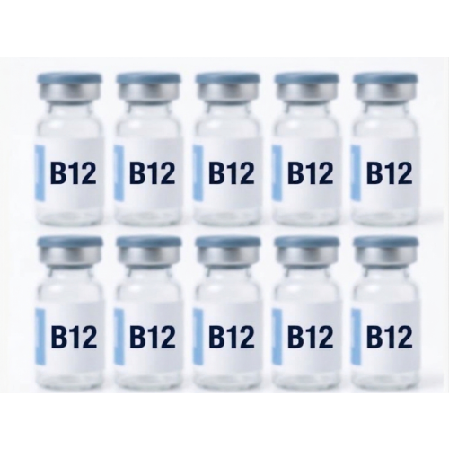 (B12-10ML bottle, 1 box) Συσκευασία 10 φιαλών γυάλινης φιάλης premium-B12