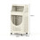 Costway 3 Tier Laundry Cart Folding Laundry Hamper with Lockable Wheels 3