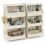 Costway 4 Tier Rolling Laundry Basket Plastic Storage Cart with Wheels 4