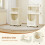 Costway 3 Tier Laundry Cart Folding Laundry Hamper with Lockable Wheels 9