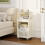 Costway 3 Tier Laundry Cart Folding Laundry Hamper with Lockable Wheels 6