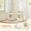 Costway 3 Tier Laundry Cart Folding Laundry Hamper with Hanging Bar 9
