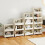 Costway 3 Tier Rolling Laundry Basket Plastic Storage Cart with Wheels 10