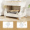 Costway 3 Tier Rolling Laundry Basket Plastic Storage Cart with Wheels 7