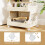 Costway 5 Tier Rolling Laundry Basket Plastic Storage Cart with Wheels 7