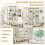 Costway Tall 5 Tier Bookcase with Metal Frame Oval Design Open Storage Shelves 10