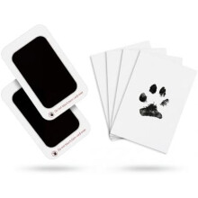 Jiujuda9 2 Sets Paw Print Kit for Dogs Cats & Baby Hand Footprint, Touchless Baby Footprint Impression Set, Newborn Baby Essentials