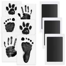 Soodyoow Baby Hand and Footprint Kit, 3 Pcs Paw Print Clay Set, Keepsake Gift for Baby, Dog and Cat