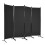 Costway 4-Panel Room Divider 173cm Folding Privacy Screen 1