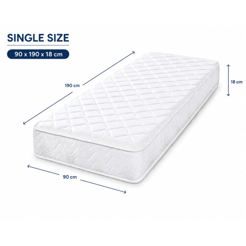 eXtreme comfort ltd Flame Essentials Single Mattress 2