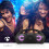 Boombox portatile Bluetooth per feste, 24W, luci RGB, nero 1