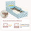 3FT Upholstered Bed with Padded Safety Side Rails 6