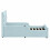 3FT Upholstered Bed with Padded Safety Side Rails 8