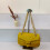 (Yellow) Diamond Quilted Flap Chain Bag Lock Shoulder Bag 1