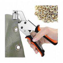Oogjestangset voor dekzeilen, inclusief 300 oogjes, 10 mm zware oogjestang voor het bevestigen van dekzeilen.