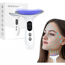 Masajeador facial y de cuello, herramienta eléctrica para lifting y contorno facial y de cuello.