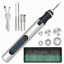 Elektrische graveerpen, draadloze mini-graveerpen met 3 instelbare snelheden, 300 mAh oplaadbare batterij.