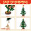 Christmas Advent Calendar with Christmas Tree 24 PCS Ornaments 4