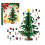 Christmas Advent Calendar with Christmas Tree 24 PCS Ornaments 11
