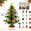 Christmas Advent Calendar with Christmas Tree 24 PCS Ornaments 2