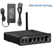 AIYIMA A03 TPA3116 2.1 Bluetooth 5.2 -vahvistin, 50W+50W+100W, 130x122x33 mm