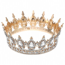 Diadème de mariée déesse, couronne de cristal, diadème de mariage