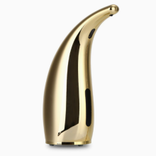 (Gold) Kosketusvapaa automaattinen anturisaippua-annostelija 300 ml:n älykäs käsienpesukone shampoo-astianpesunesteelle