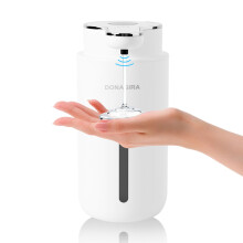 (White-Gels) 420 ml:n kosketusvapaa digitaalinen näyttö, 6-tasoinen säädettävä vaahto-/nestesäätö, automaattinen
