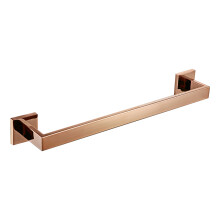 (Towel bar Polished) Zestaw akcesoriów łazienkowych w kolorze różowego złota, półka ścienna, akcesoria łazienkowe, uchwyt