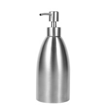 (500ml) 500 ml ruostumattomasta teräksestä valmistettu saippua-annostelija keittiön pesualtaan hana kylpyhuoneen