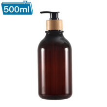 (brown) Kylpyhuoneen tarrat, tarrasetti, shampoo ja suihkugeeli, astianpesuaineannostelijan tarra, irrotettava,