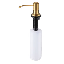 (Dark Brushed Gold) 500 ml:n musta nestesaippua-annostelijat keittiöön, ruostumattomasta teräksestä, kultainen kylpyhuoneen