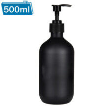 (black) Kylpyhuoneen tarrat, tarrasetti, shampoo ja suihkugeeli, astianpesuaineannostelijan tarra, irrotettava,