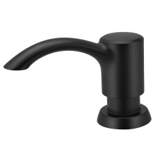 (Black Matt) Nikkeli saippua-annostelija musta keittiön pesuallas tiski nestesaippua-annostelija pullo keittiötarvikkeet