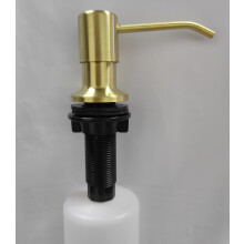 (Light Brushed Gold) 500 ml ruostumattomasta teräksestä valmistetut pesuaineannostelijat, keittiön pesualtaan nestemäinen