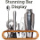 (Silver) Kit de barman Mixology : ensemble de 10 outils de bar avec support élégant en bambou 1