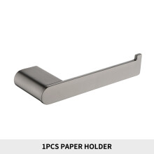 (Gray Paper Holder RD) Mattamusta wc-paperiteline puhelinhyllyllä, seinälle kiinnitettävä paperirullan ripustin ruostumattomasta